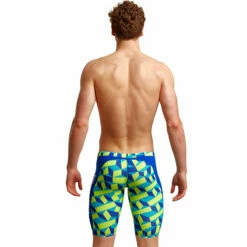 Funky Trunks - Blue Blockers - Mens Training Jammers -UK Swimsuit Sales 2024 funky trunks blue blockers mens training jammers 4