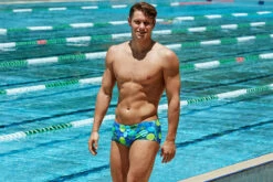 Funky Trunks - Blue Bottle - Mens Classic Trunks -UK Swimsuit Sales 2024 funky trunks blue bottle mens classic trunks 5