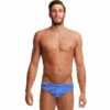 Funky Trunks - Blue Riband - Mens Classic Briefs -UK Swimsuit Sales 2024 funky trunks blue riband mens classic briefs 1