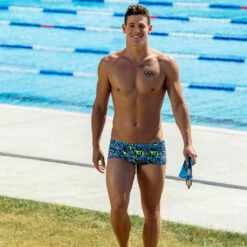 Funky Trunks - Hazard Lights Boys Classic Trunks -UK Swimsuit Sales 2024 funky trunks boys swimwear hazard lights classic trunks 4