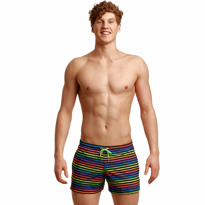 Funky Trunks - Bright Lights - Mens Shorty Shorts Short 3 Funky Trunks - Bright Lights - Mens Shorty Shorts Short