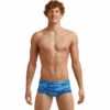 Funky Trunks - Cold Current - Mens Plain Front Trunks -UK Swimsuit Sales 2024 funky trunks cold current mens plain front trunks 1