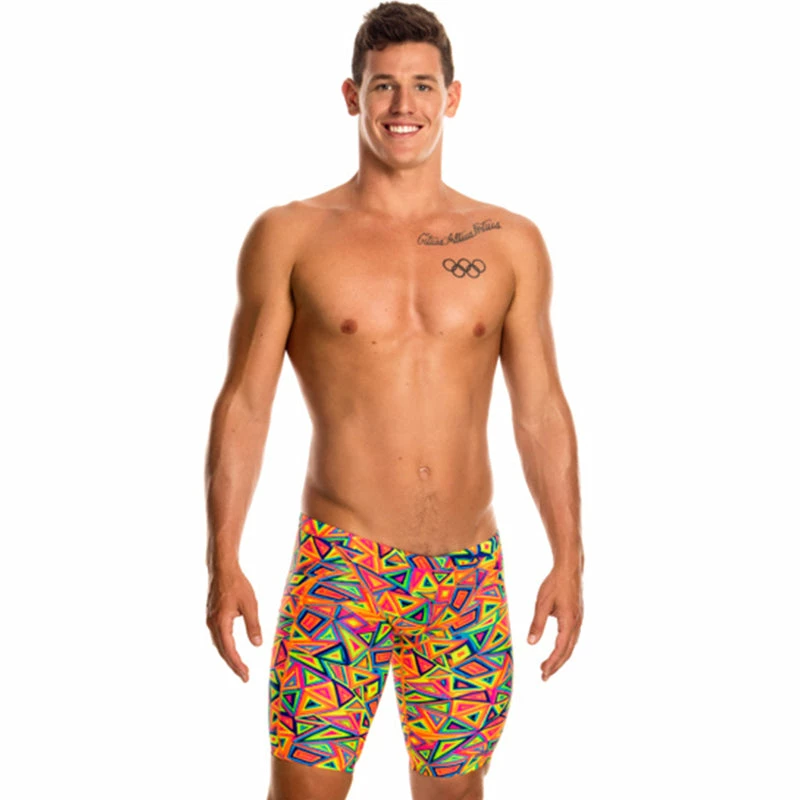 Funky Trunks - Crazy Crayon Boys Jammers 3 Funky Trunks - Crazy Crayon Boys Jammers