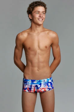 Funky Trunks - Different Strokes - Boys Classic Trunks -UK Swimsuit Sales 2024 funky trunks different strokes boys classic trunks 4