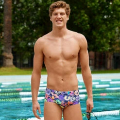 Funky Trunks - Dunking Donuts Mens Classic Trunks -UK Swimsuit Sales 2024 funky trunks dunking donuts mens classic trunks 4