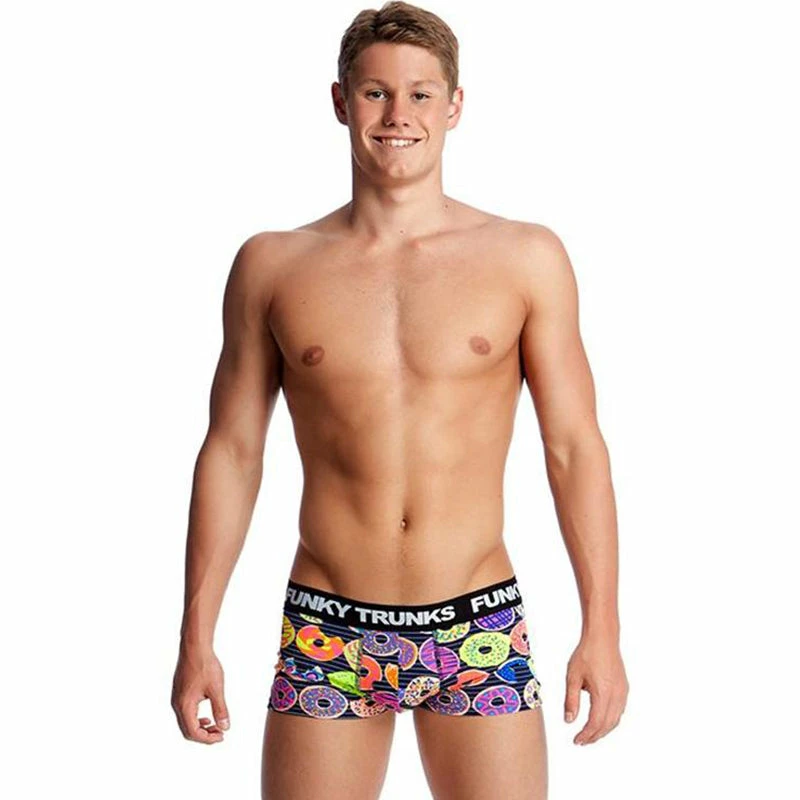 Funky Trunks - Dunking Donuts - Mens Underwear Trunks 3 Funky Trunks - Dunking Donuts - Mens Underwear Trunks