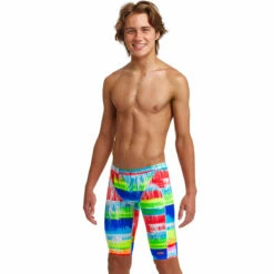 Funky Trunks - Dye Hard - Boys Training Jammers -UK Swimsuit Sales 2024 funky trunks dye hard boys training jammers 4