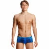 Funky Trunks - Flys Eyes Mens Plain Front Trunks -UK Swimsuit Sales 2024 funky trunks flys eyes plain front trunks 1