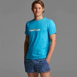 Funky Trunks - Freestyler Orange Mens Crew Neck T-Shirt -UK Swimsuit Sales 2024 funky trunks freestyler orange mens crew neck t shirt 3