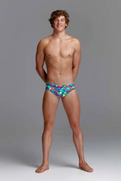 Funky Trunks - Gettin Jiggy - Mens Classic Briefs -UK Swimsuit Sales 2024 funky trunks gettin jiggy mens classic briefs 4