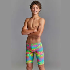 Funky Trunks - Hawaiian Heaven - Boys Training Jammers -UK Swimsuit Sales 2024 funky trunks hawaiian heaven boys training jammers 6