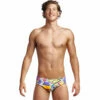 Funky Trunks - Jumbled Up - Mens Classic Briefs -UK Swimsuit Sales 2024 funky trunks jumbled up mens classic briefs 1