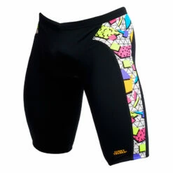 Funky Trunks - Jumbled Up - Mens Training Jammers -UK Swimsuit Sales 2024 funky trunks jumbled up mens training jammers 3