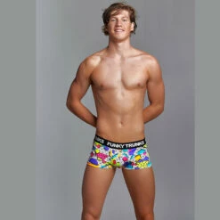 Funky Trunks - Jumbled Up - Mens Underwear Trunks -UK Swimsuit Sales 2024 funky trunks jumbled up mens underwear trunks 4