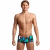 Funky Trunks - Jungle Line Mens Classic Trunks -UK Swimsuit Sales 2024 funky trunks jungle lime classic mens trunks 1