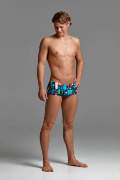 Funky Trunks - Jungle Line Mens Classic Trunks -UK Swimsuit Sales 2024 funky trunks jungle lime classic mens trunks 4