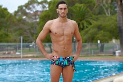 Funky Trunks - Jungle Line Mens Classic Trunks -UK Swimsuit Sales 2024 funky trunks jungle lime classic mens trunks 5