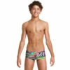 Funky Trunks - Land Lines - Boys Sidewinder Trunks -UK Swimsuit Sales 2024 funky trunks land lines boys sidewinder trunks 1