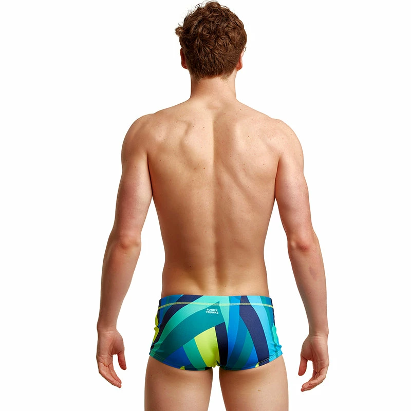 Funky Trunks - Light Sabre - Mens Plain Front Trunks 4 Funky Trunks - Light Sabre - Mens Plain Front Trunks - Image 2