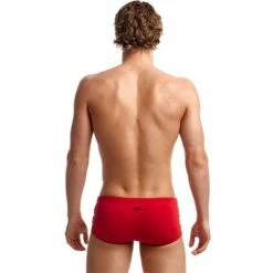 Funky Trunks - Still Red - Mens Plain Front Trunks -UK Swimsuit Sales 2024 funky trunks mens still red plain front trunks 3