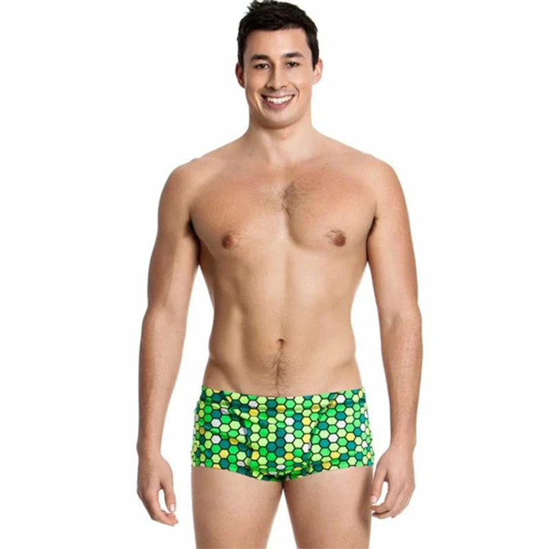 Funky Trunks - Golden Honeycomb Mens Classic Trunk 3 Funky Trunks - Golden Honeycomb Mens Classic Trunk