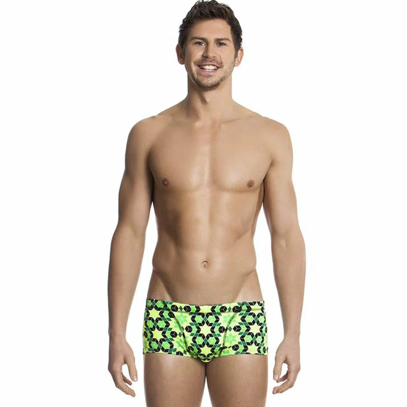 Funky Trunks - Crystal Gold Mens Classic Trunks 3 Funky Trunks - Crystal Gold Mens Classic Trunks