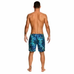 Funky Trunks - Splinter Spray Mens Long Johnny Shorts -UK Swimsuit Sales 2024 funky trunks mens swimwear splinter spray long johnny short 3