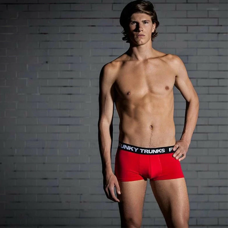 Funky Trunks - Still Red - Mens Underwear Trunks 5 Funky Trunks - Still Red - Mens Underwear Trunks - Image 3