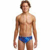 Funky Trunks - Mr Squiggle - Boys Classic Briefs -UK Swimsuit Sales 2024 funky trunks mr squiggle boys classic briefs 1