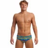 Funky Trunks - No Cheating - Mens Eco Classic Briefs -UK Swimsuit Sales 2024 funky trunks no cheating mens eco classic briefs 1