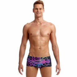 Funky Trunks - Octopussy - Mens Plain Front Trunks