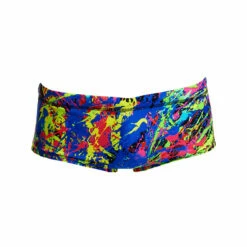 Funky Trunks - Paint Smash - Boys Sidewinder Trunks -UK Swimsuit Sales 2024 funky trunks paint smash boys sidewinder trunks 2