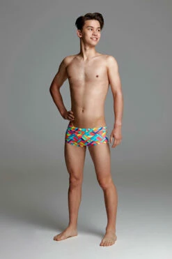 Funky Trunks - Panel Pop Boys Classic Trunks -UK Swimsuit Sales 2024 funky trunks panel pop boys classic trunks 5