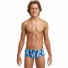 Funky Trunks - Pengoo Parade - Boys Sidewinder Trunks -UK Swimsuit Sales 2024 funky trunks pengoo parade boys sidewinder trunks 1