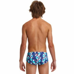 Funky Trunks - Pengoo Parade - Boys Sidewinder Trunks -UK Swimsuit Sales 2024 funky trunks pengoo parade boys sidewinder trunks 3