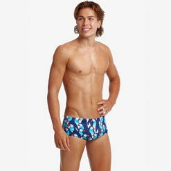 Funky Trunks - Pengoo Parade - Mens Sidewinder Trunks -UK Swimsuit Sales 2024 funky trunks pengoo parade mens sidewinder trunks 4
