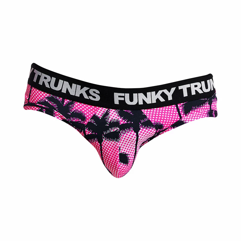 Funky Trunks - Pop Palms - Mens Underwear Briefs 4 Funky Trunks - Pop Palms - Mens Underwear Briefs - Image 2