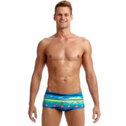 Funky Trunks - Prancercise - Mens Plain Front Trunks