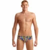 Funky Trunks - Prime Time - Mens Classic Briefs -UK Swimsuit Sales 2024 funky trunks prime time mens classic briefs 1