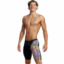 Funky Trunks - Prism Break - Mens Training Jammers -UK Swimsuit Sales 2024 funky trunks prism break mens training jammers 5