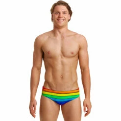 Funky Trunks - Rainbow Racer - Men's Classic Briefs