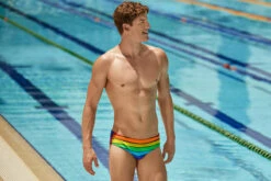Funky Trunks - Rainbow Racer - Men's Classic Briefs -UK Swimsuit Sales 2024 funky trunks rainbow racer mens classic briefs 4