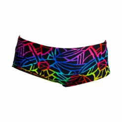 Funky Trunks - Rainbow Web - Mens Sidewinder Trunks -UK Swimsuit Sales 2024 funky trunks rainbow web mens sidewinder trunks 2