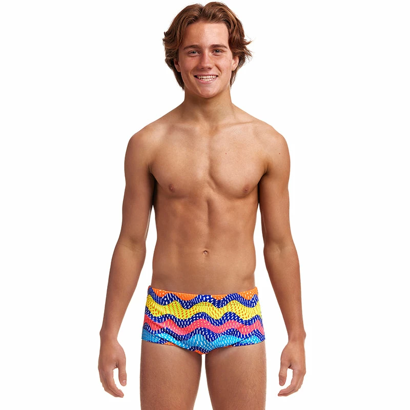 Funky Trunks - Rocky Wave - Boys Sidewinder Trunks 3 Funky Trunks - Rocky Wave - Boys Sidewinder Trunks