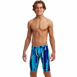 Funky Trunks - Roller Paint - Boys Training Jammers -UK Swimsuit Sales 2024 funky trunks roller paint boys training jammers 5