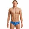 Funky Trunks - So Swell - Mens Eco Classic Briefs -UK Swimsuit Sales 2024 funky trunks so swell mens eco classic briefs 1