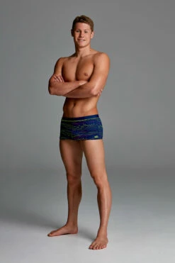 Funky Trunks - Sound System Mens Square Trunks -UK Swimsuit Sales 2024 funky trunks sound system mens square trunks 4