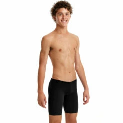 Funky Trunks - Still Black Boys Training Jammers -UK Swimsuit Sales 2024 funky trunks still black boys training jammers 5