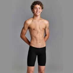 Funky Trunks - Still Black Boys Training Jammers -UK Swimsuit Sales 2024 funky trunks still black boys training jammers 6