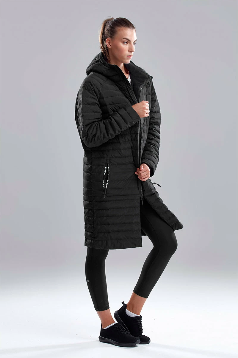 Funky Trunks - Still Black - Unisex Puff Daddy Deck Coat Jacket 4 Funky Trunks - Still Black - Unisex Puff Daddy Deck Coat Jacket - Image 2